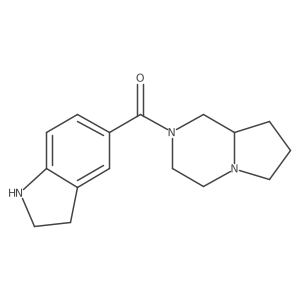 Methanone,(2,3-dihydro-1h-indol-5-yl)(hexahydropyrrolo[1,2-a]pyrazin-2(1h)-yl)- Structure