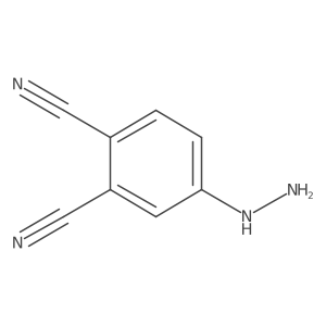 4-Hydrazinophthalonitrile结构式
