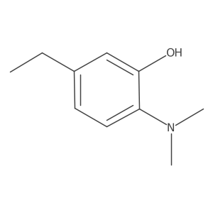2-(Dimethylamino)-5-ethylphenol Structure