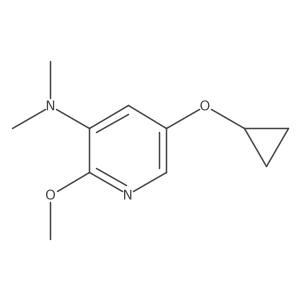 5-Cyclopropoxy-2-methoxy-N,N-dimethylpyridin-3-amine Structure