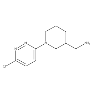 (1-(6-Chloropyridazin-3-yl)piperidin-3-yl)methanamine Structure