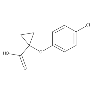 1-(4-Chlorophenoxy)cyclopropane-1-carboxylic acid Structure
