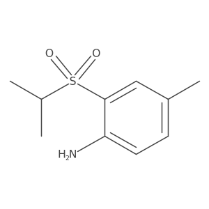2-(Isopropylsulfonyl)-4-methylaniline结构式