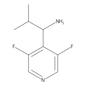 (S)-1-(3,5-Difluoropyridin-4-YL)-2-methylpropan-1-amine 2hcl Structure