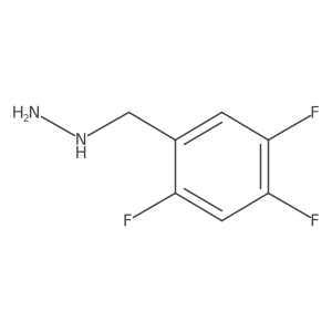 [(2,4,5-Trifluorophenyl)methyl]hydrazine结构式