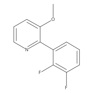 2-(2,3-Difluorophenyl)-3-methoxypyridine结构式