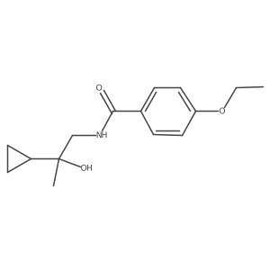 N-(2-cyclopropyl-2-hydroxypropyl)-4-ethoxybenzamide Structure