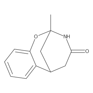 (2S,6R)-2-Methyl-5,6-dihydro-2H-2,6-methanobenzo[g][1,3]oxazocin-4(3H)-one Structure