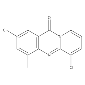 2,6-Dichloro-4-methyl-11H-pyrido(2,1-b)quinazolin-11-one结构式