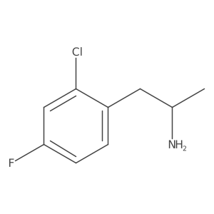 (2S)-1-(2-chloro-4-fluorophenyl)propan-2-amine结构式