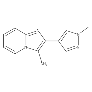 2-(1-methyl-1H-pyrazol-4-yl)imidazo[1,2-a]pyridin-3-amine Structure