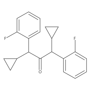 Cyclopropyl-2-fluorobenzyl ketone Structure