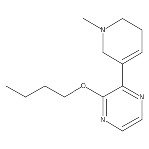 2-Butoxy-3-(1-methyl-1,2,5,6-tetrahydro-pyridin-3-yl)-pyrazine结构式