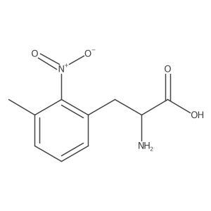 2-Amino-3-(3-methyl-2-nitrophenyl)propanoic acid Structure