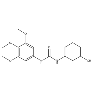 1-(3-Hydroxycyclohexyl)-3-(3,4,5-trimethoxyphenyl)urea Structure