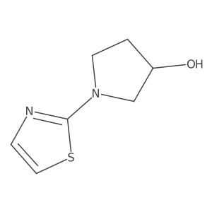 (S)-1-(thiazol-2-yl)pyrrolidin-3-ol Structure