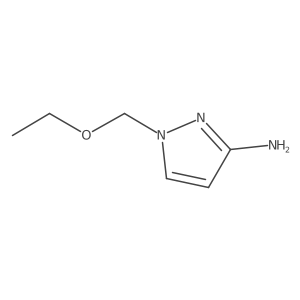 1-(ethoxymethyl)-1H-pyrazol-3-amine结构式