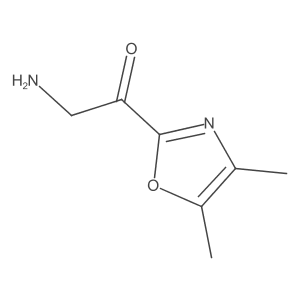 2-Amino-1-(dimethyl-1,3-oxazol-2-yl)ethan-1-one Structure