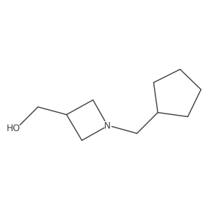 [1-(Cyclopentylmethyl)azetidin-3-yl]methanol结构式