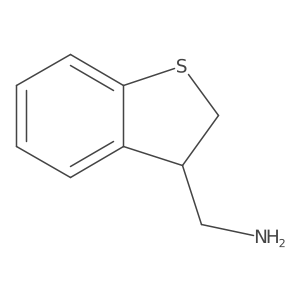 (2,3-Dihydro-1-benzothiophen-3-yl)methanamine Structure