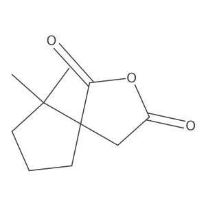 6,6-Dimethyl-2-oxaspiro[4.4]nonane-1,3-dione Structure