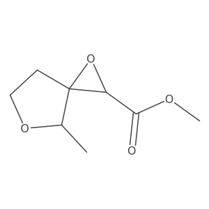Methyl 4-methyl-1,5-dioxaspiro[2.4]heptane-2-carboxylate Structure