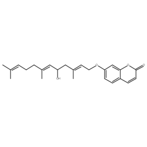 5'S-hydroxyumbelliprenin Structure