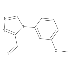 4-(3-Methoxyphenyl)-4H-1,2,4-triazole-3-carbaldehyde Structure