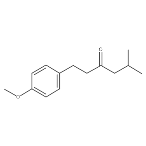 1-(4-Methoxy-phenyl)-5-methyl-hexan-3-one结构式