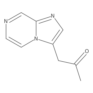 1-{Imidazo[1,2-a]pyrazin-3-yl}propan-2-one Structure