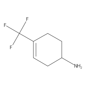 4-(Trifluoromethyl)cyclohex-3-en-1-amine结构式