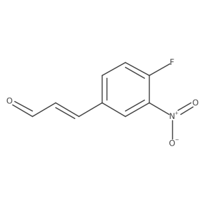 3-(4-Fluoro-3-nitrophenyl)prop-2-enal Structure