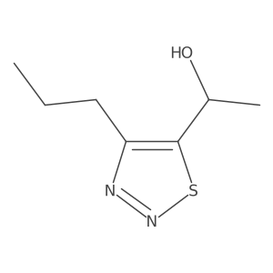 1-(4-Propyl-1,2,3-thiadiazol-5-yl)ethan-1-ol Structure