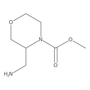 Methyl 3-(aminomethyl)morpholine-4-carboxylate Structure