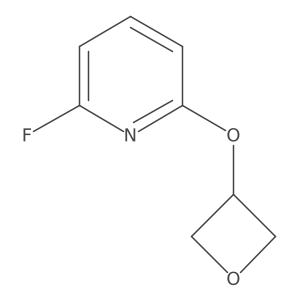 2-Fluoro-6-(oxetan-3-yloxy)-pyridine结构式