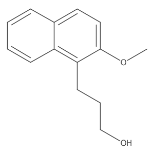 3-(2-Methoxy-naphthalen-1-yl)-propan-1-ol结构式
