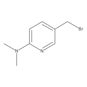 5-(Bromomethyl)-n,n-dimethylpyridin-2-amine Structure