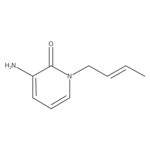 3-Amino-1-(but-2-en-1-yl)-1,2-dihydropyridin-2-one Structure