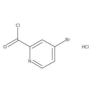 4-Bromopyridine-2-carbonyl chloride hydrochloride Structure