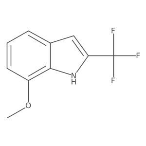 7-Methoxy-2-(trifluoromethyl)-1H-indole Structure