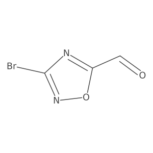 3-Bromo-1,2,4-oxadiazole-5-carbaldehyde Structure
