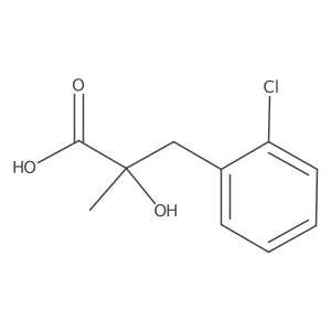 3-(2-Chlorophenyl)-2-hydroxy-2-methylpropanoic acid结构式