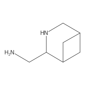 3-Azabicyclo[3.1.1]heptan-2-ylmethanamine结构式