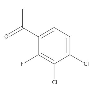 1-(3,4-Dichloro-2-fluorophenyl)ethanone结构式