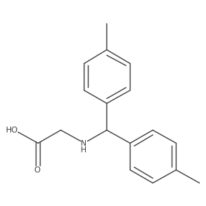Glycine, N-(di-p-tolylmethyl)- Structure