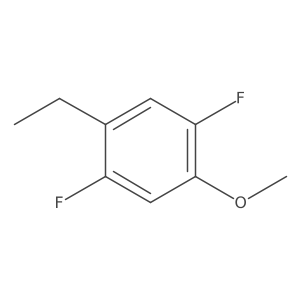 1-Ethyl-2,5-difluoro-4-methoxybenzene结构式