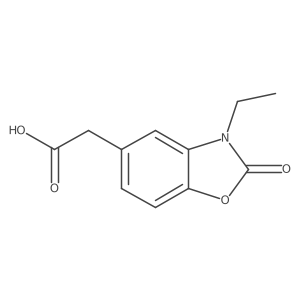 2-(3-Ethyl-2-oxo-2,3-dihydro-1,3-benzoxazol-5-yl)acetic acid Structure