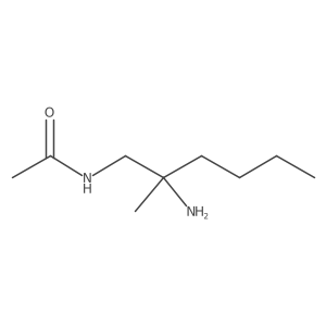 (R)-N-(2-Amino-2-methylhexyl)acetamide Structure