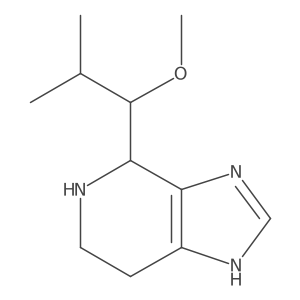 4-(1-methoxy-2-methylpropyl)-3H,4H,5H,6H,7H-imidazo[4,5-c]pyridine结构式