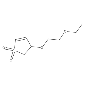 3-(2-Ethoxyethoxy)-2,3-dihydro-1lambda6-thiophene-1,1-dione Structure